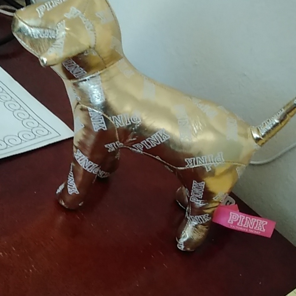 Victoria secret new gold dog